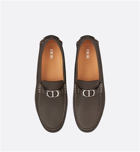 Dior Odéon Loafer Ebony Grained Calfskin 